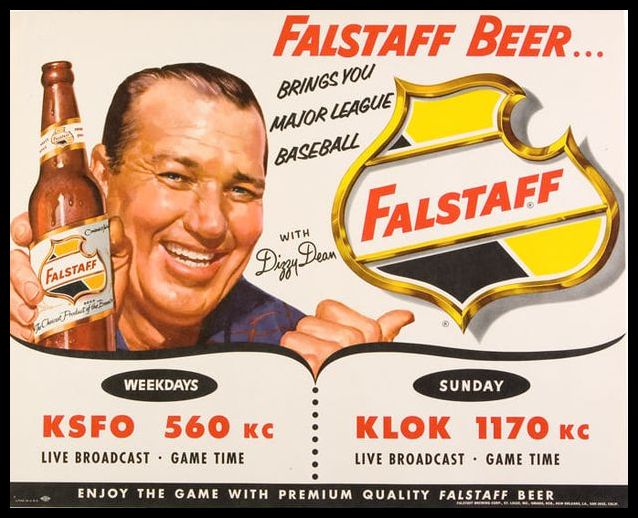 Falstaff Beer Dizzy Dean